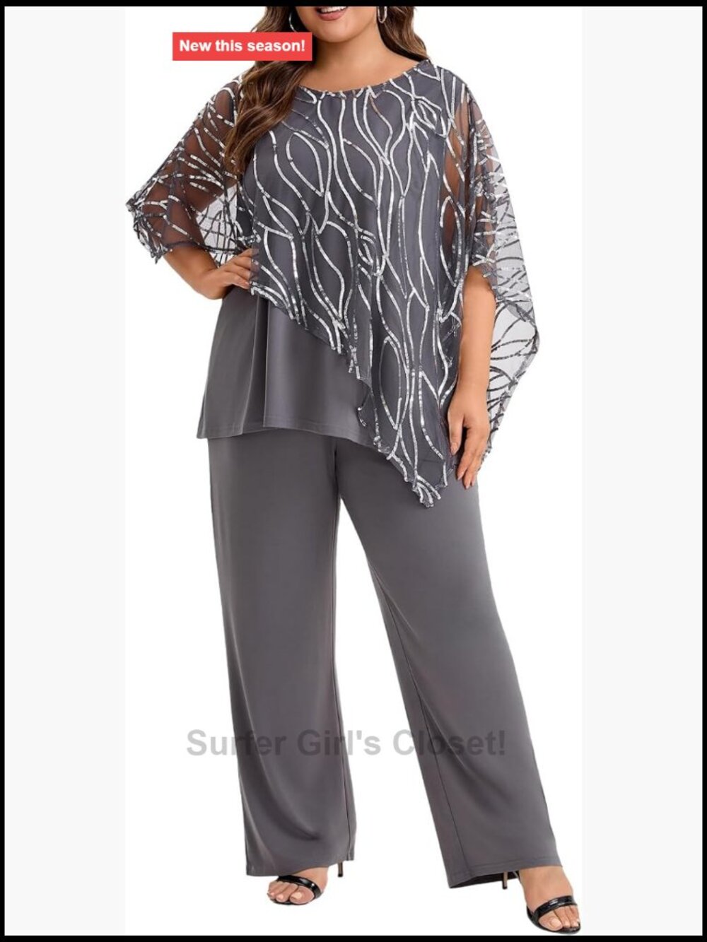 Plus Size Bridal Pant Suit 2 Piece Linen Embellished High Low Hem Formal Guest